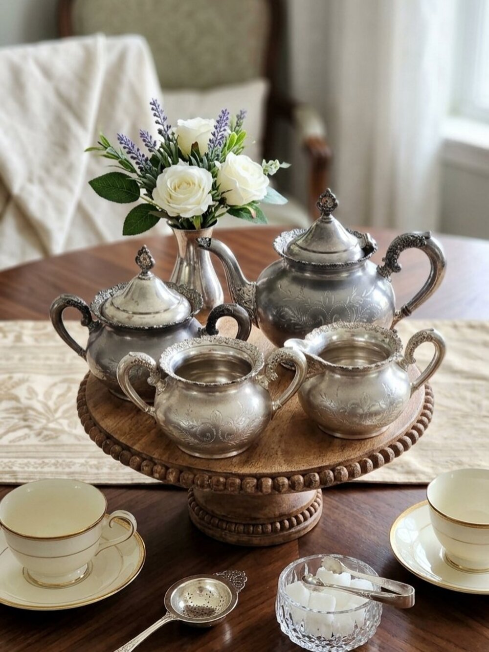 Silver Tea Set - 4 piece